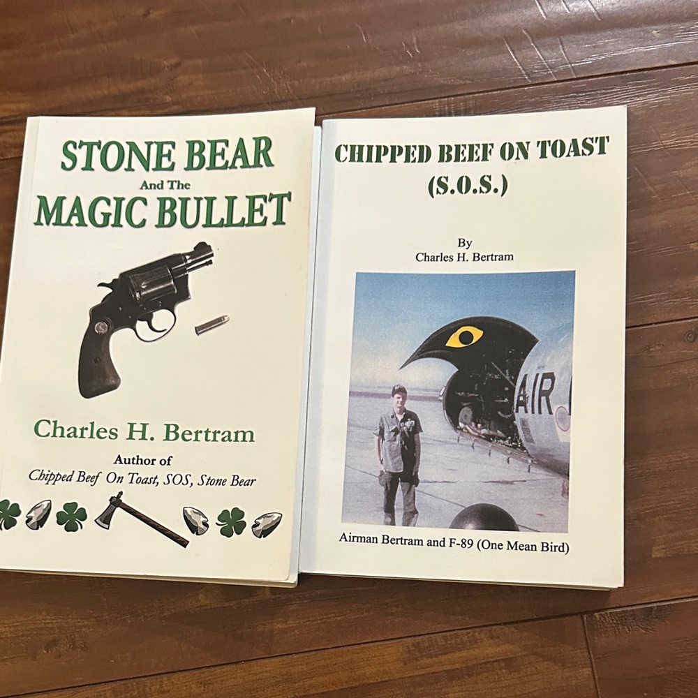 Signed Charles H. Bertram Book Lot – Stone Bear & S.O.S. Both Autographed